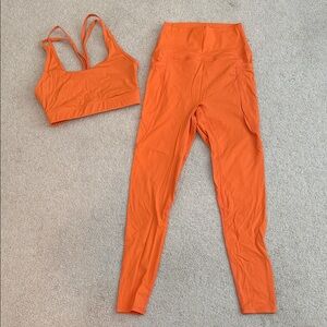 Women's Orange Leggings